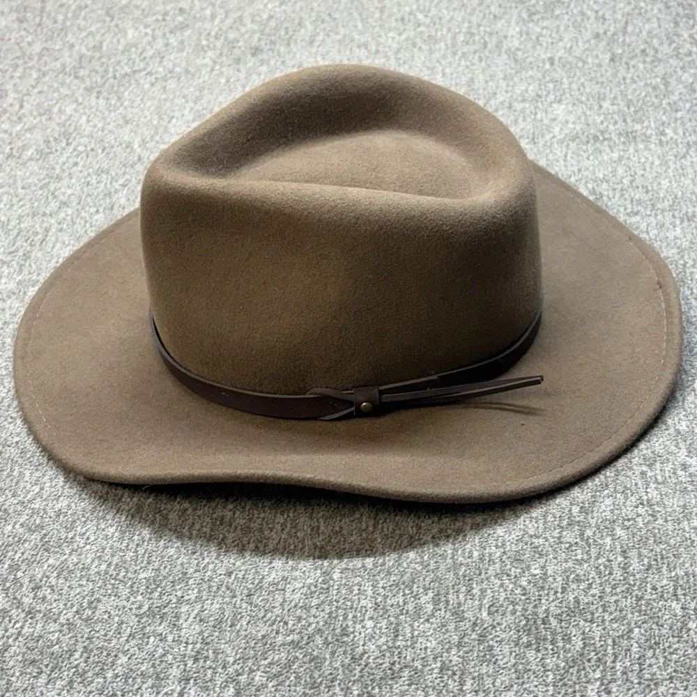 Vintage Dorfman Pacific DPC Wool Felt Western Aussie Outback Hat Mens S/M‎ Brown